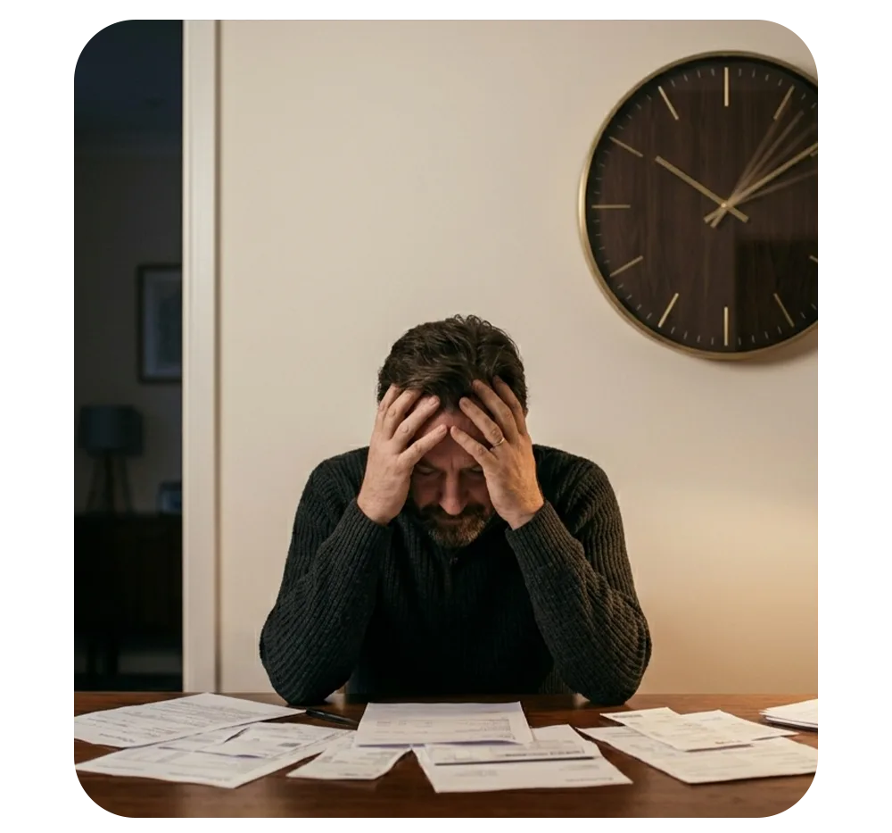 Financial pressure after loss